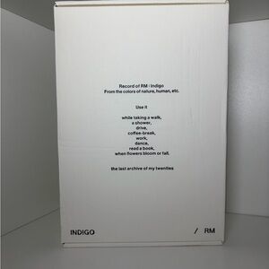 UNSEALED: RM (BTS) ‘Indigo’ (Book Edition) Album
